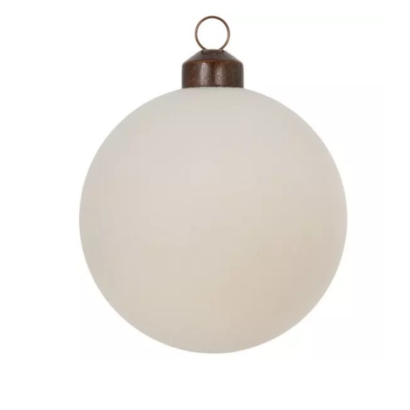 x2 Hobby Lobby Flocked Ornaments - Picture 3 of 5